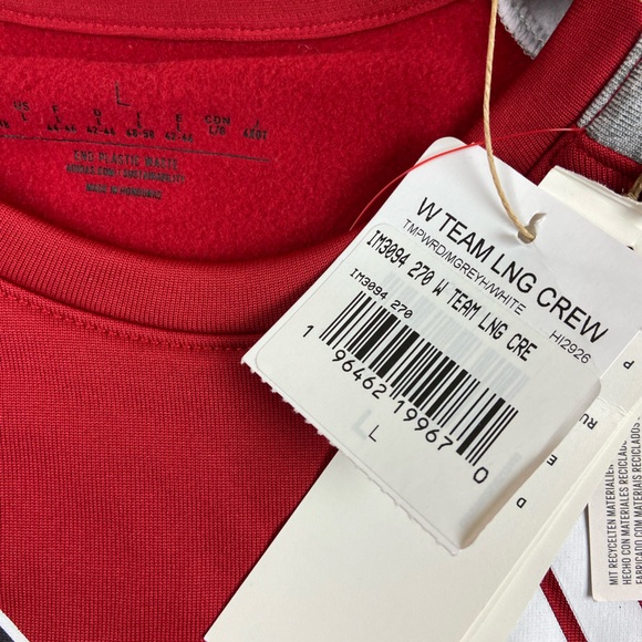 NEW women’s Louisville Cardinals Crewneck Sweatshirt Size L Long - Picture 3 of 3